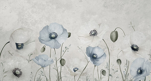 Delicate petals sway in gentle breeze Delicate petals sway in gentle breeze