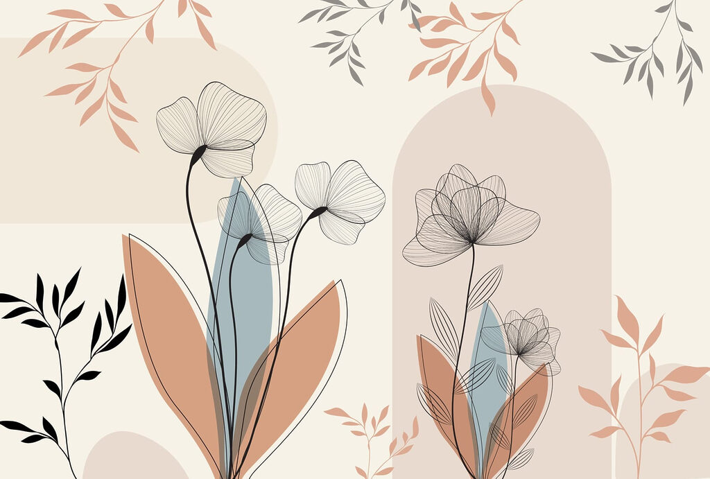 Floral elegance in soft hues Floral elegance in soft hues