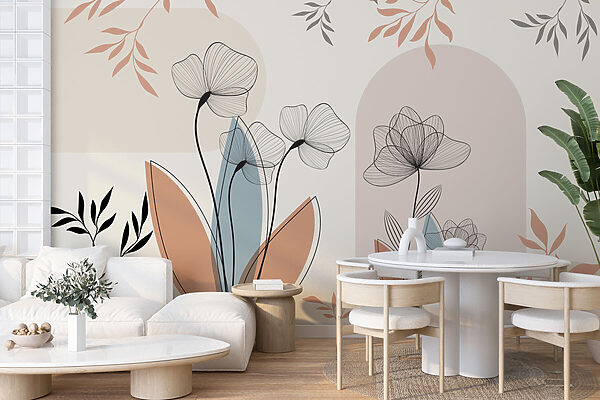 Floral elegance in soft hues Floral elegance in soft hues