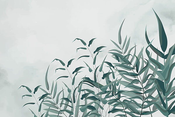 Lush leaves against a soft backdrop Lush leaves against a soft backdrop
