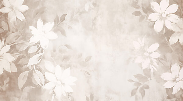 White and gray floral pattern White and gray floral pattern