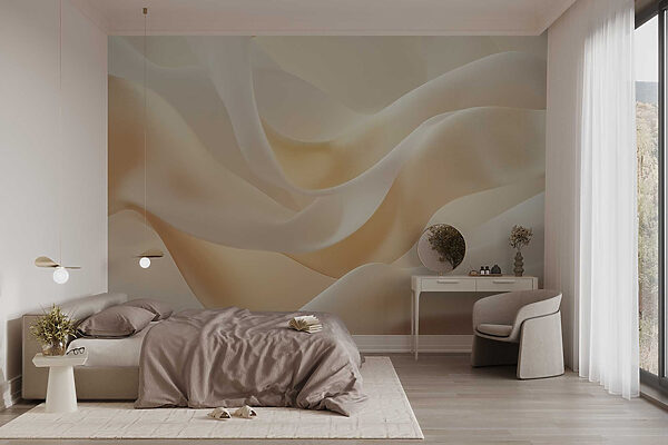 Soft waves of delicate fabric design. Soft waves of delicate fabric design.