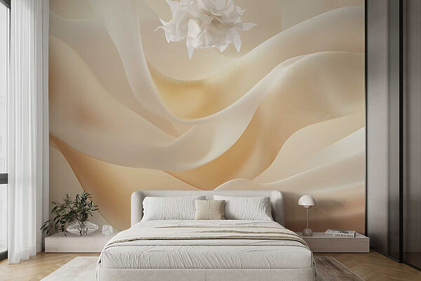 Soft waves of delicate fabric design. Soft waves of delicate fabric design.