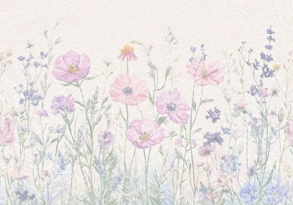 Delicate blooms in soft pastel hues Delicate blooms in soft pastel hues