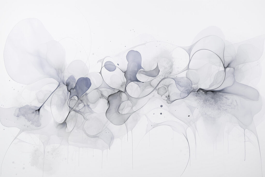 Abstract fluid shapes in soft tones Abstract fluid shapes in soft tones