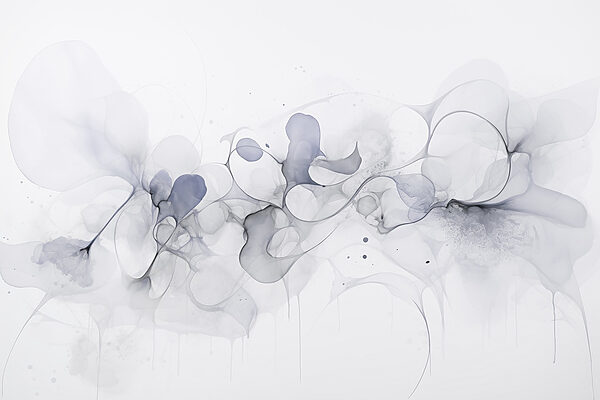Abstract fluid shapes in soft tones Abstract fluid shapes in soft tones