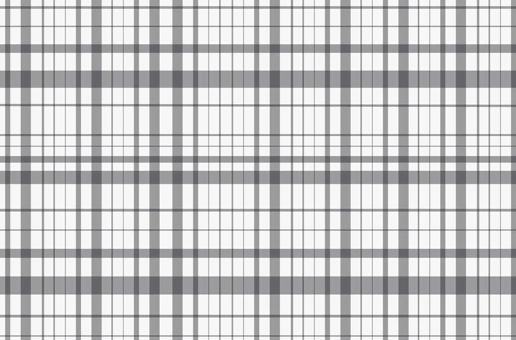 Grey and white plaid Grey and white plaid