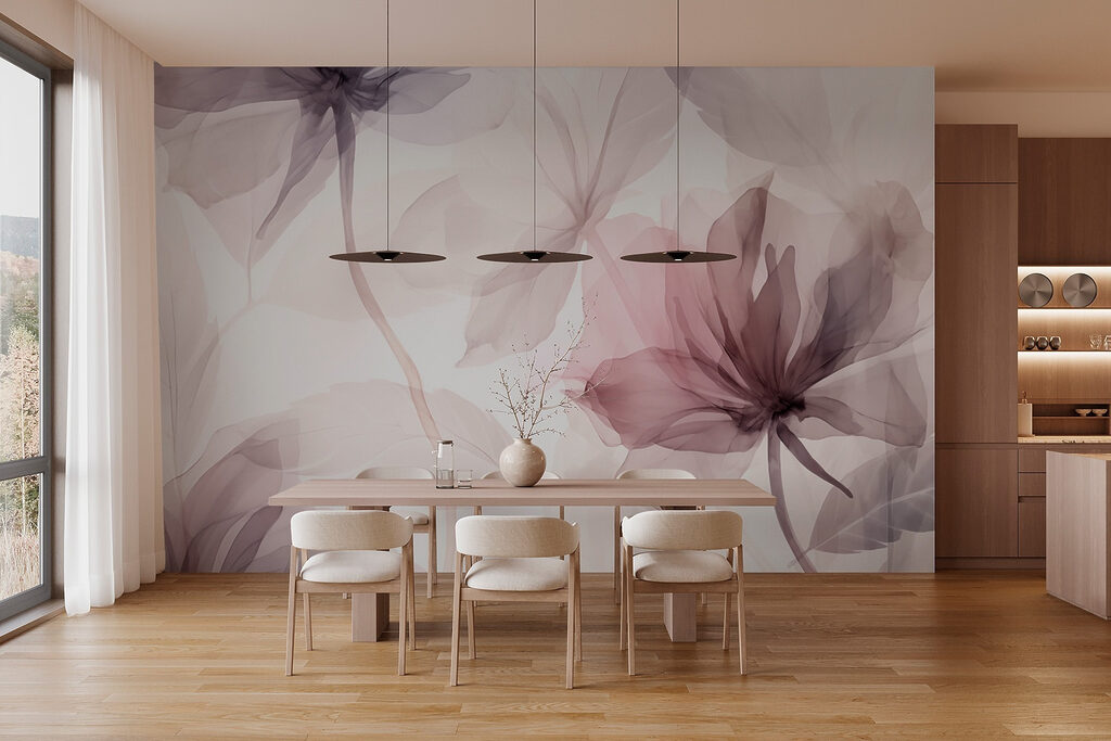 Delicate floral watercolor design