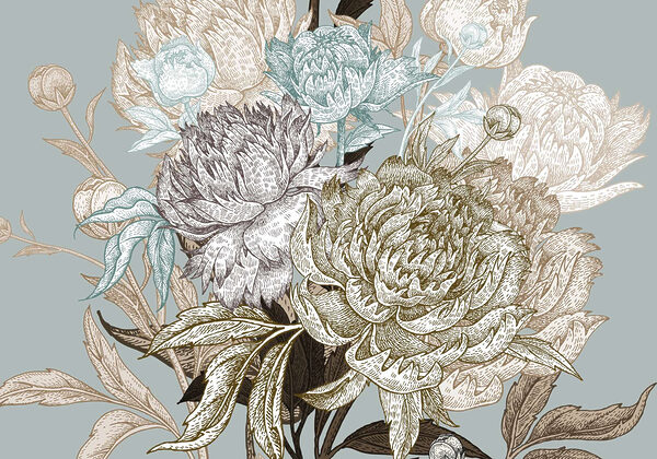 Delicate blooms in soft colors Delicate blooms in soft colors