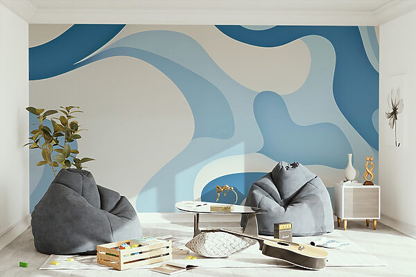 Blue and white background Blue and white background