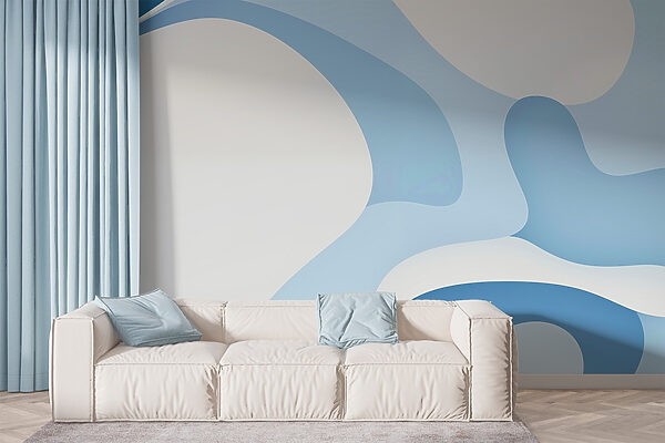 Blue and white background Blue and white background
