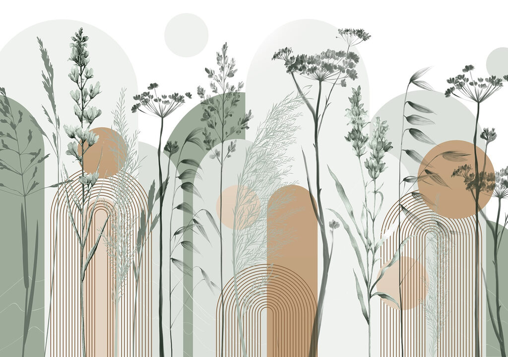 Serene nature-inspired abstract design Serene nature-inspired abstract design