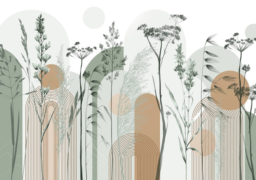 Serene nature-inspired abstract design Serene nature-inspired abstract design