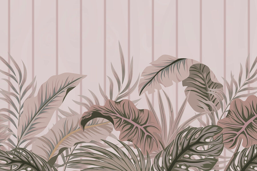 Lush leaves on a soft backdrop Lush leaves on a soft backdrop