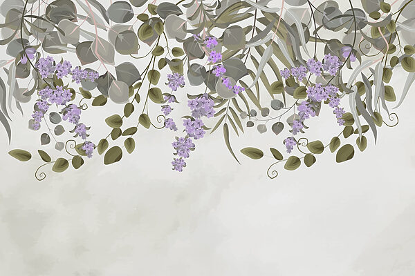 Delicate blossoms and lush greenery w02805p 600x400 - Delicate blossoms and lush greenery