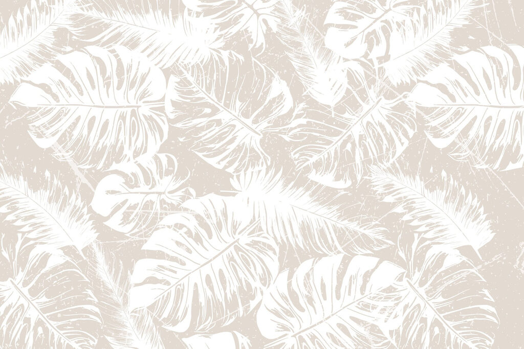 White leaves on a light background White leaves on a light background
