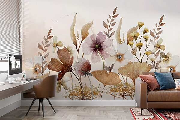 Delicate blooms in soft hues. Delicate blooms in soft hues.