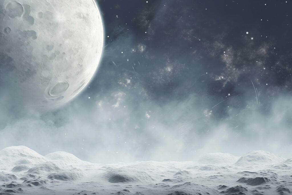 Moon in the sky Moon in the sky