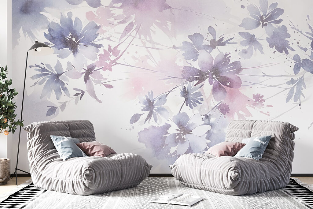 Watercolor painting of flowers Watercolor painting of flowers