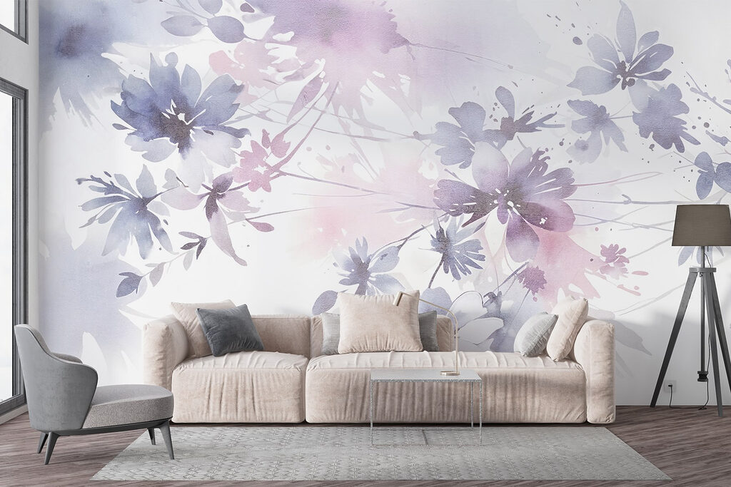 Watercolor painting of flowers Watercolor painting of flowers