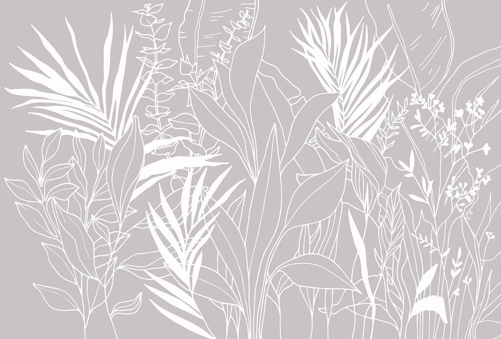 - Elegant foliage on a muted backdrop - Elegant foliage on a muted backdrop