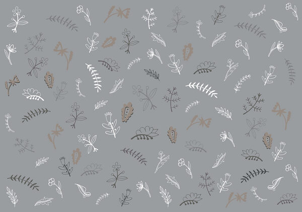 Pattern of flowers and leaves Pattern of flowers and leaves