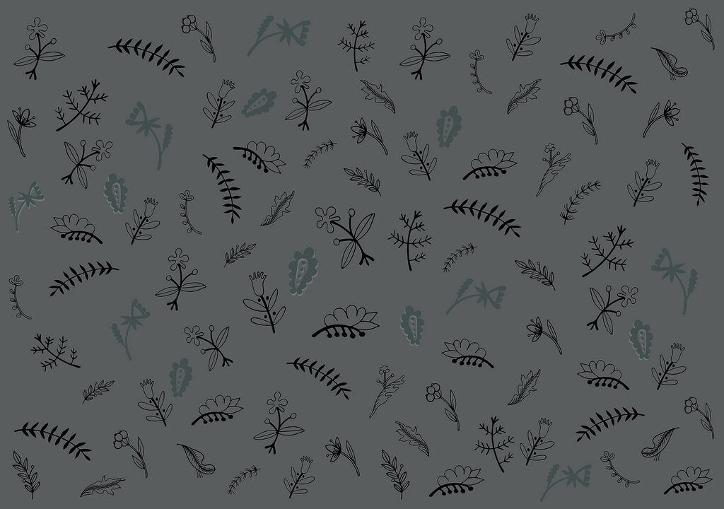 Pattern of flowers and leaves Pattern of flowers and leaves
