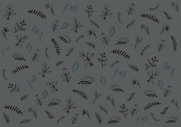 Pattern of flowers and leaves Pattern of flowers and leaves