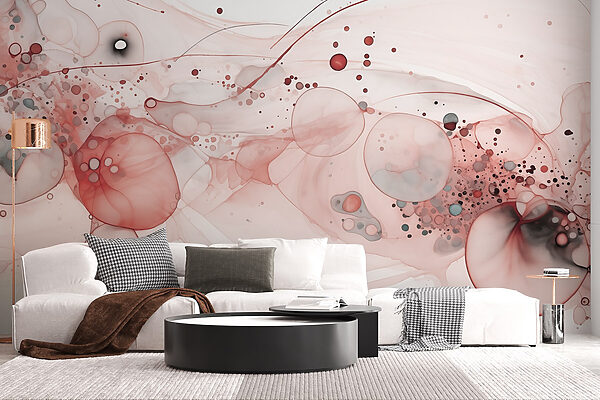 Flowing colors in soft harmony. Flowing colors in soft harmony.