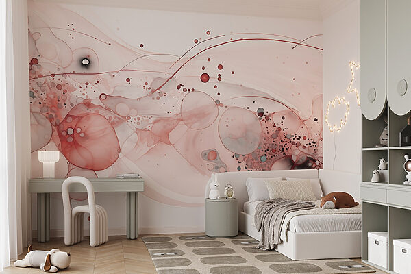 Flowing colors in soft harmony. Flowing colors in soft harmony.