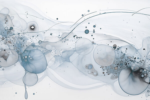 Fluid patterns in tranquil hues Fluid patterns in tranquil hues