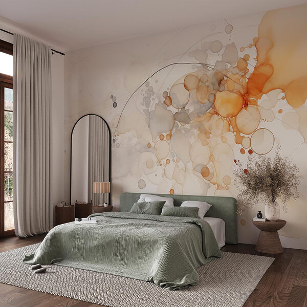 Abstract forms in soft hues. Abstract forms in soft hues.