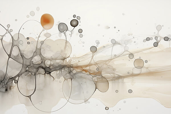 Abstract shapes in soft colors. Abstract shapes in soft colors.