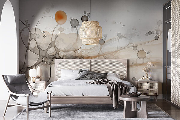 Abstract shapes in soft colors. Abstract shapes in soft colors.