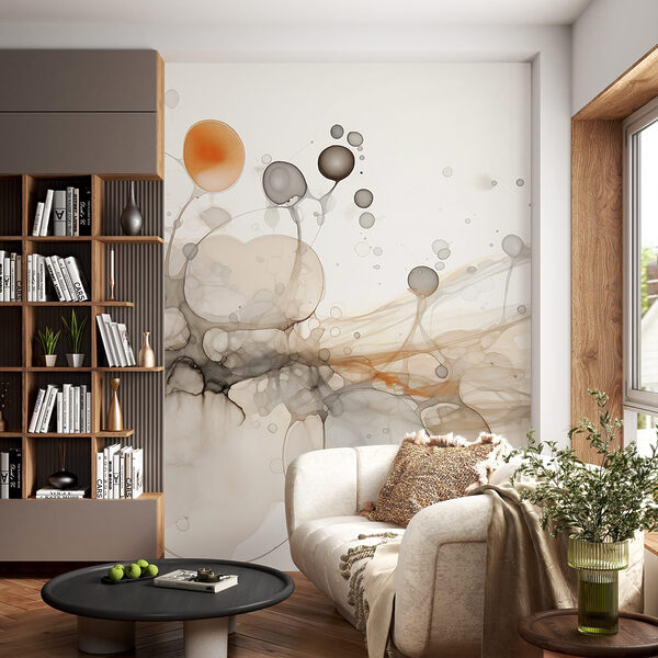 Abstract shapes in soft colors. Abstract shapes in soft colors.