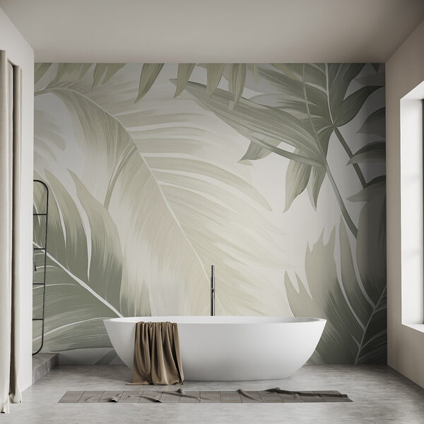 Soft tropical patterns in muted hues Soft tropical patterns in muted hues