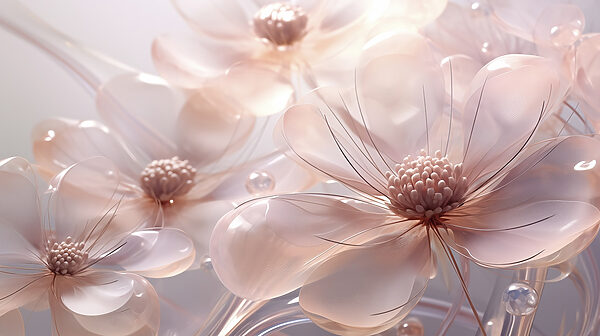 Delicate petals in soft hues. Delicate petals in soft hues.