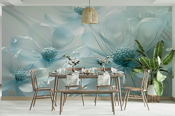 Delicate blooms with soft, pastel hues Delicate blooms with soft, pastel hues