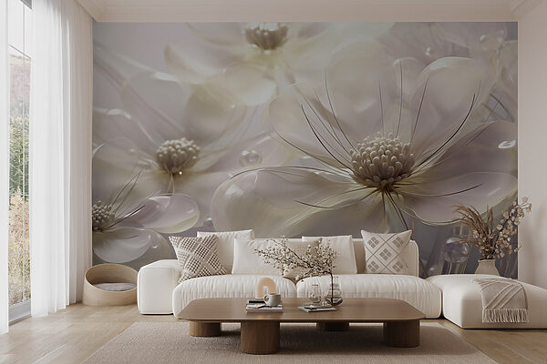 Delicate flowers in soft hues Delicate flowers in soft hues