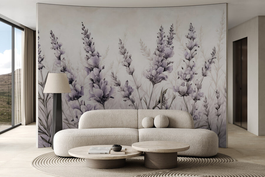 Painting of flowers and leaves Painting of flowers and leaves