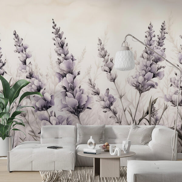 Painting of flowers and leaves Painting of flowers and leaves