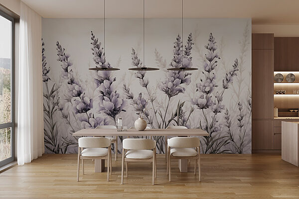 Painting of flowers and leaves Painting of flowers and leaves