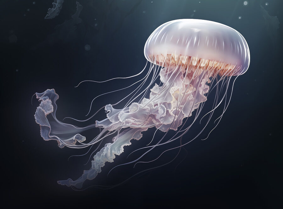 Wall murals Jellyfish in the water - Image 4