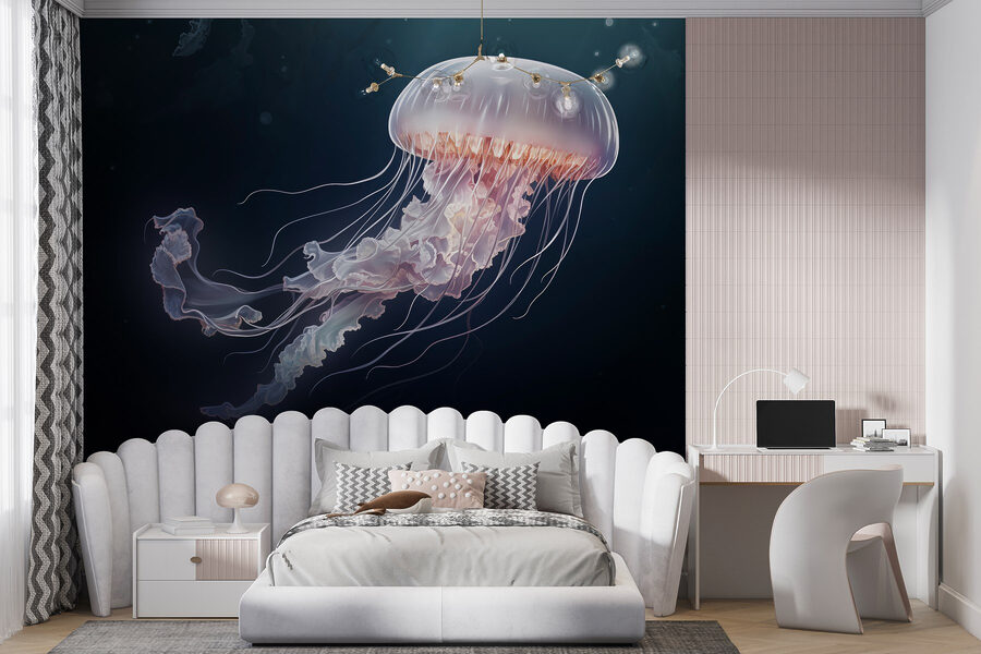 Wall murals Jellyfish in the water - Image 2