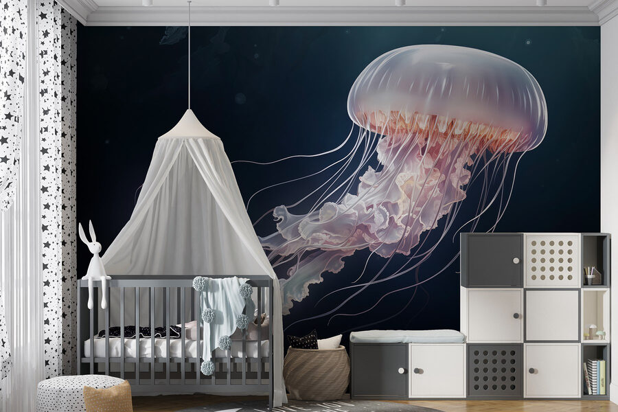 Wall murals Jellyfish in the water - Image 3