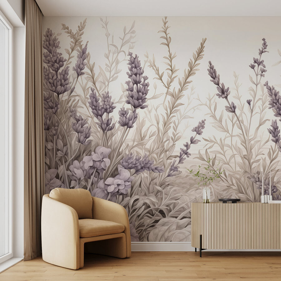 Delicate lavender blooms in harmony. Delicate lavender blooms in harmony.