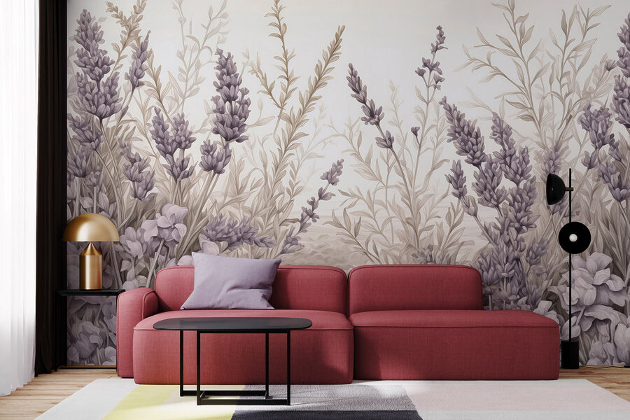 Delicate lavender blooms in harmony. Delicate lavender blooms in harmony.