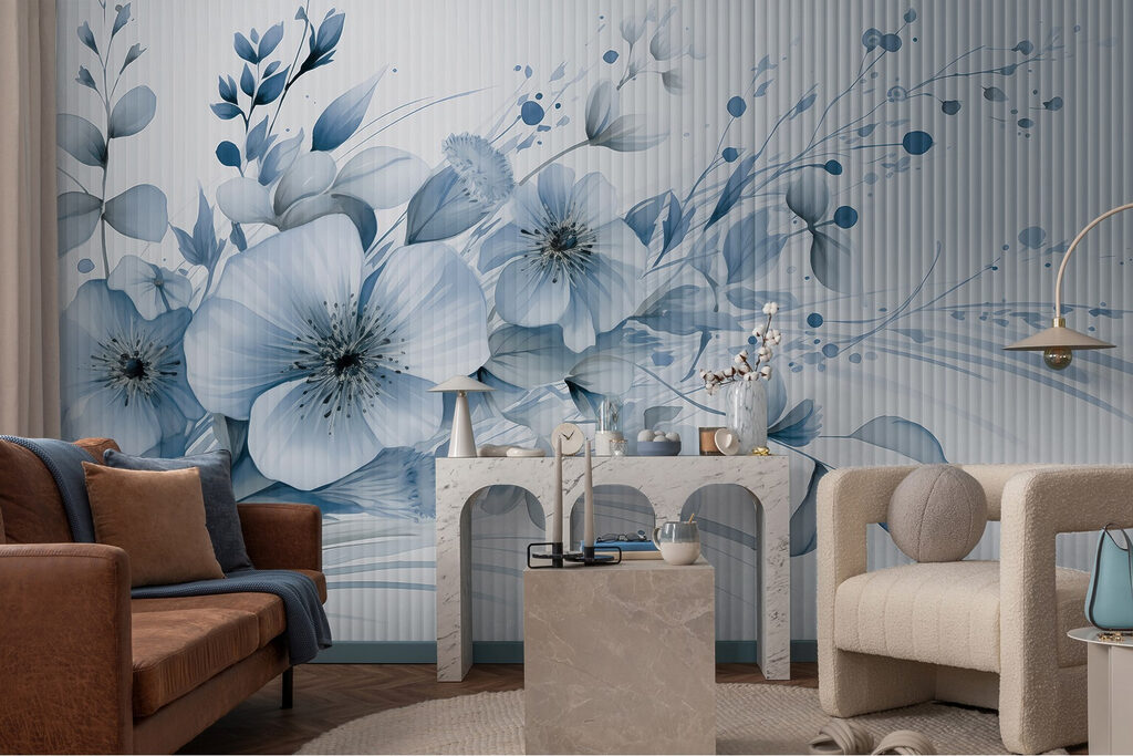 Delicate blossoms in soft hues