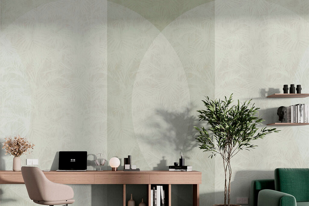 White and grey wallpaper with a pattern White and grey wallpaper with a pattern