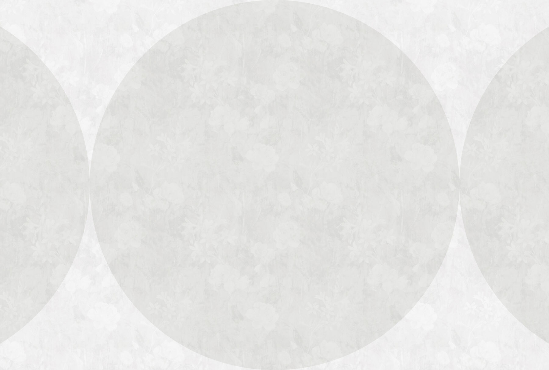 White circle with flowers on it White circle with flowers on it